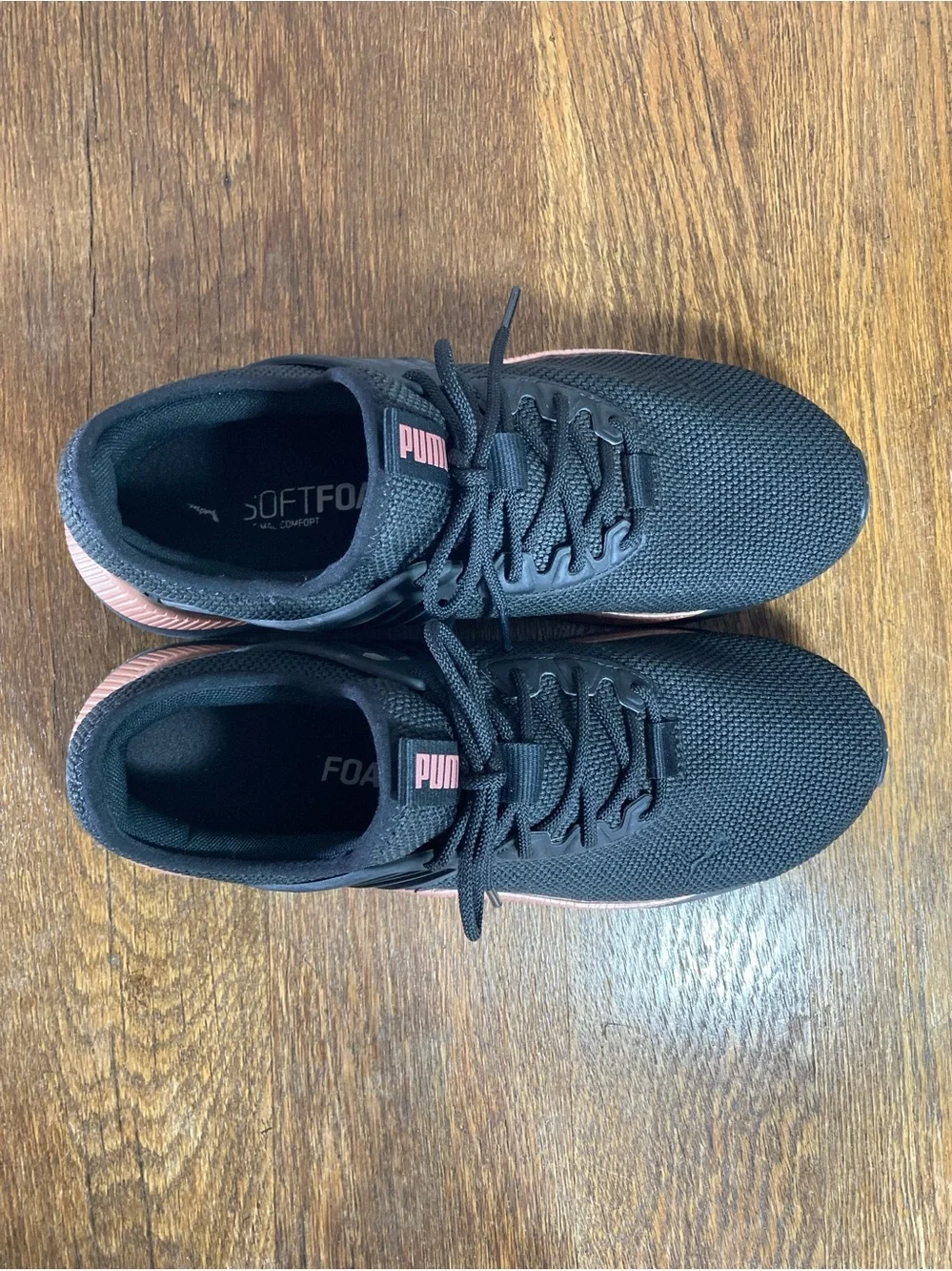 Puma Pacer Future Lux Lace Up Sneaker Women’s Size 11 Black/Rose Gold